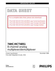 74HCT4051 datasheet.datasheet_page 1