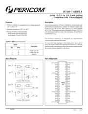 PI74AVC164245LAAEX 数据规格书 1
