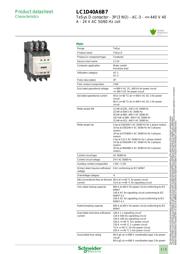 LC1D40A6B7 数据规格书 1