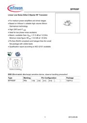 BFP 650F E6327 datasheet.datasheet_page 1