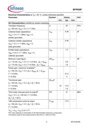 BFP 650F E6327 datasheet.datasheet_page 3