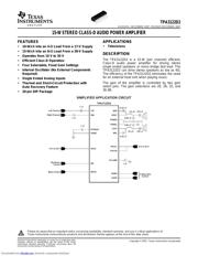 TPA3122D2 Datenblatt PDF