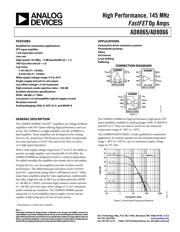 AD8066AR datasheet.datasheet_page 1