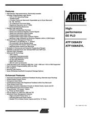 ATF1508ASV-15AU100 数据规格书 1