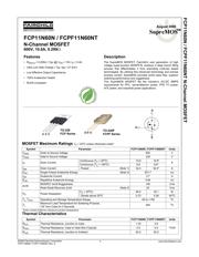 FCP11N60N datasheet.datasheet_page 1