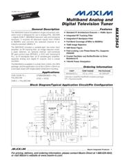MAX3543CTL+ datasheet.datasheet_page 1