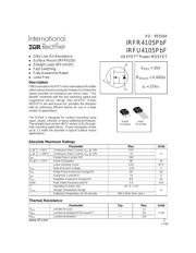 IRFR4105PBF Datenblatt PDF