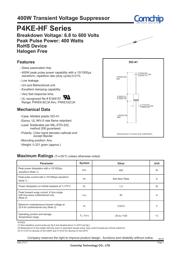 P4KE550-E3/54 数据规格书 1