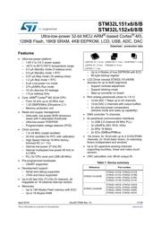 STM32L151CBU6 Datenblatt PDF