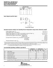 SN74BCT541ANS 数据规格书 2