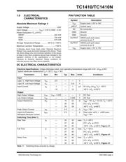 TC1410COA713 数据规格书 3