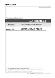 LH28F160BJE-TTL90 数据规格书 1
