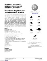 NCS20072DTBR2G Datenblatt PDF