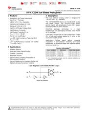 SN74LVC2G66YEAR datasheet.datasheet_page 1