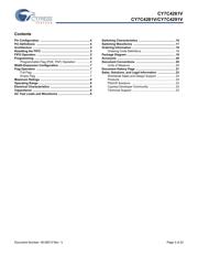 CY7C4261V-10JXC datasheet.datasheet_page 3