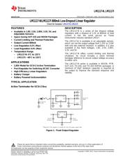 LM1117IDTX-3.3/NOPB 数据规格书 1