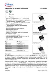 TLE52052GPNT 数据规格书 1