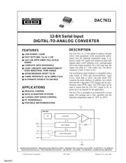 DAC7611UB/2K5G4 数据规格书 1