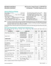 MAX9050AEUK 数据规格书 2