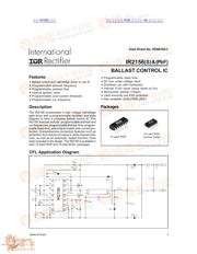 IR2156PBF Datenblatt PDF