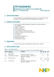 TFF1015HN 数据规格书 1