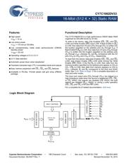 CY7C1062DV33-10BGIT datasheet.datasheet_page 1