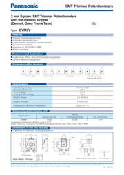 EVM-3VSX50B13 数据规格书 1