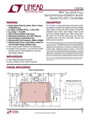 LT8705EFE#PBF Datenblatt PDF