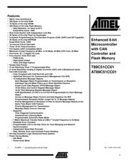 AT89C51CC01CASLSUM datasheet.datasheet_page 1