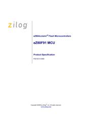 EZ80F91AZ050EG 数据规格书 1