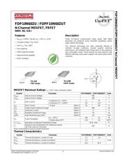 FDPF10N60ZUT datasheet.datasheet_page 1