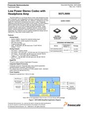 SGTL5000XNAA3 Datenblatt PDF