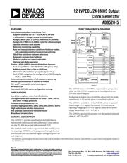 AD9520-5BCPZ 数据手册