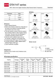 DTA114TKAT146 datasheet.datasheet_page 1