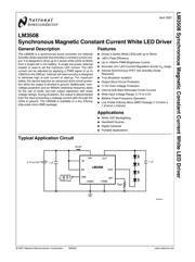 LM3508TL 数据规格书 1