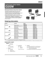 D2SW-01L3M 数据规格书 1