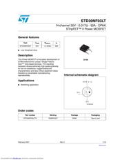 STD30NF03LTT4 datasheet.datasheet_page 1