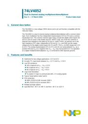 74LV4052PW,118 datasheet.datasheet_page 2