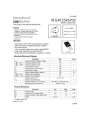 IRG4P254SPBF datasheet.datasheet_page 1