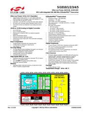 SI1010-C-GM2 Datenblatt PDF