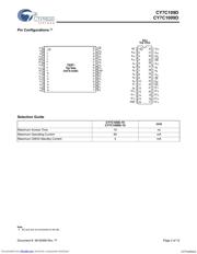 CY7C109D-10ZXI datasheet.datasheet_page 2