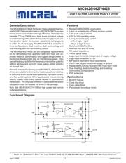 MIC4428YMM Datenblatt PDF