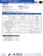 ABMM2-8.000MHZ-E2-T 数据规格书 1