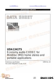 UDA1341TS datasheet.datasheet_page 1