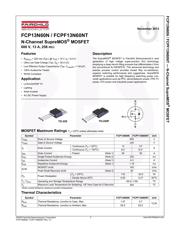 FCPF13N60NT datasheet.datasheet_page 1