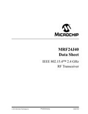 MRF24J40MA-I/RM Datenblatt PDF