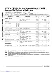 MAX4560 数据规格书 6