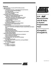 ATMEGA8515L-8JUR 数据规格书 1