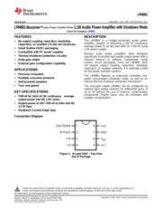 LM4861M/NOPB Datenblatt PDF