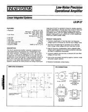 OP27N datasheet.datasheet_page 1